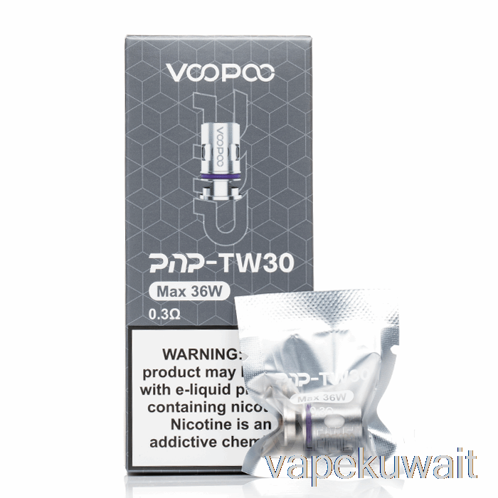 Voopoo Pnp استبدال لفائف 0.30ohm Pnp-Tw30 شبكة لفائف نظام Vape Pod
